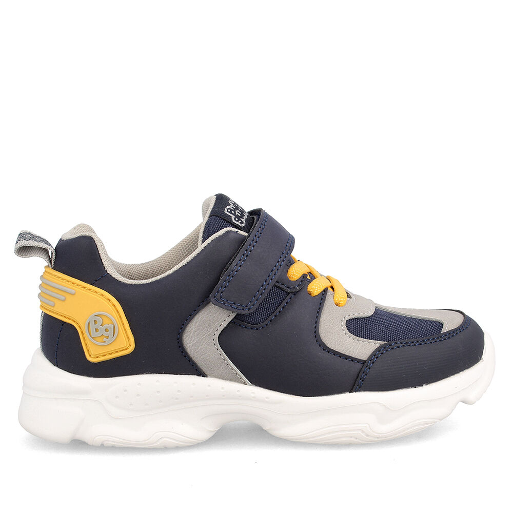 Zapatilla Ni&ntilde;o Bubblegummers Bolt Azul Marino image number 4.0